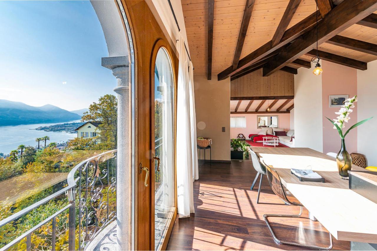 Casa Luna - Wonderful Lake View Brione sopra Minusio Eksteriør billede